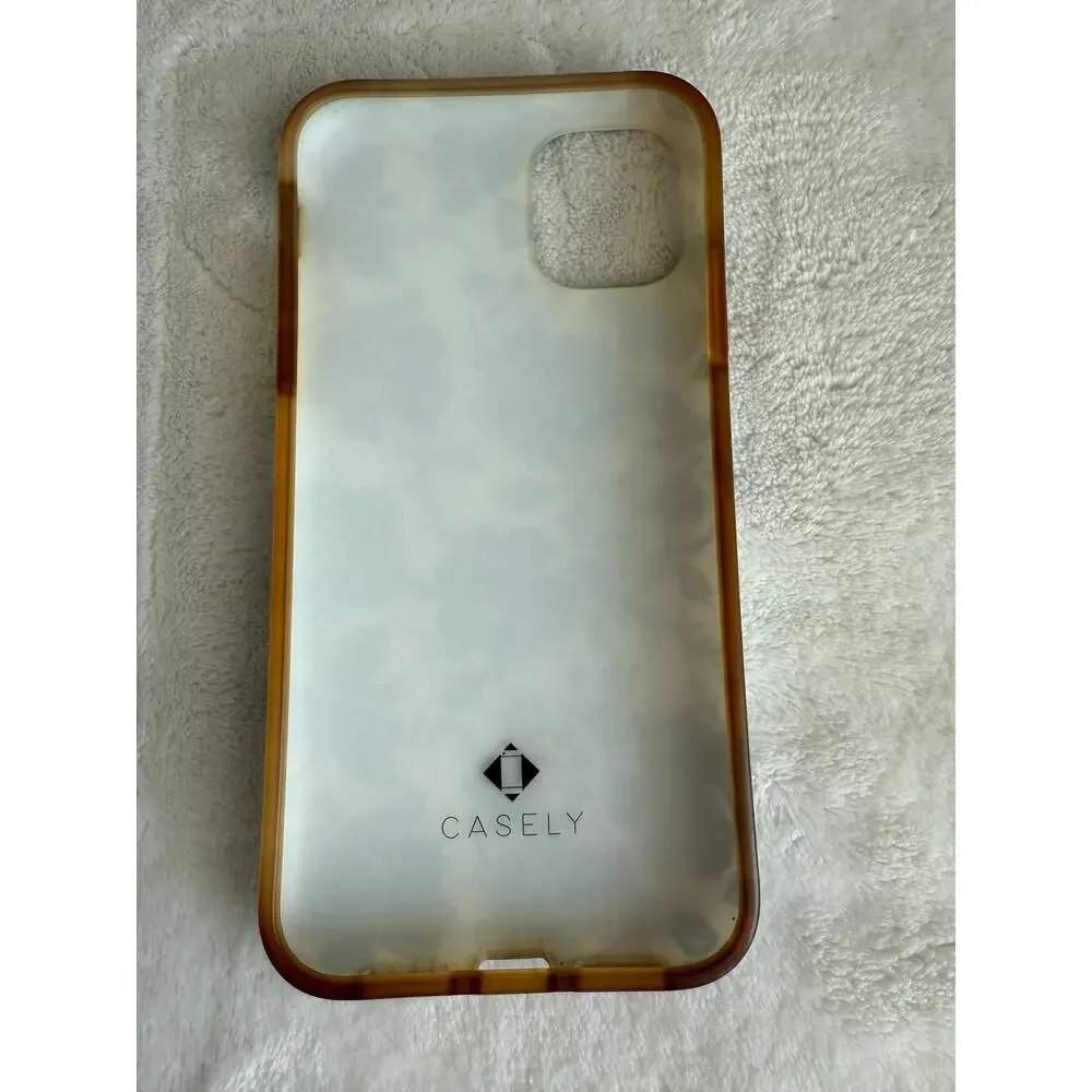 Casely 11‎ Pro iphone Phone Case Blue and White Rose Floral
